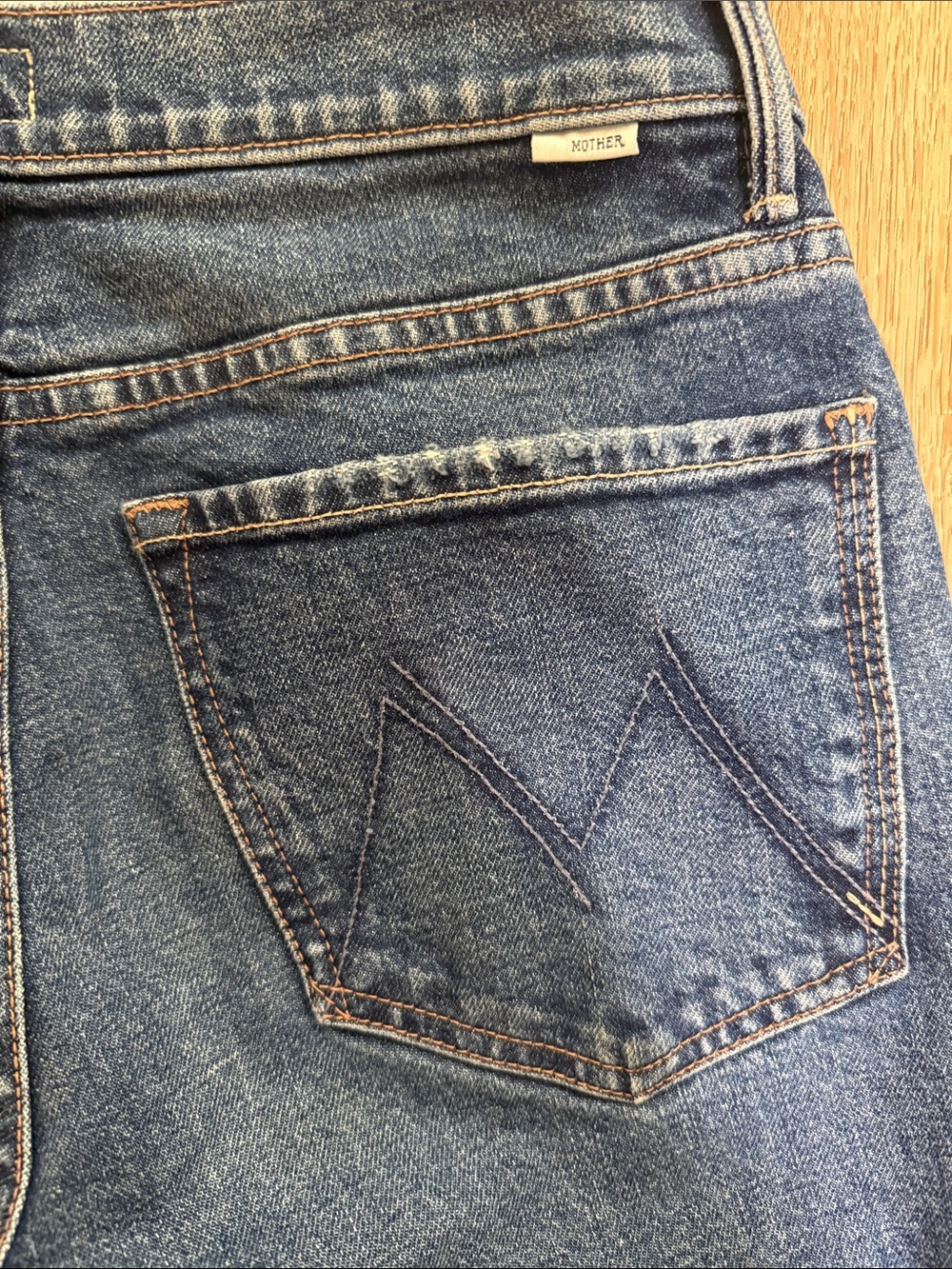 Mother Wide Leg Women's Jeans size 26, stone blue - Picture 3 of 10